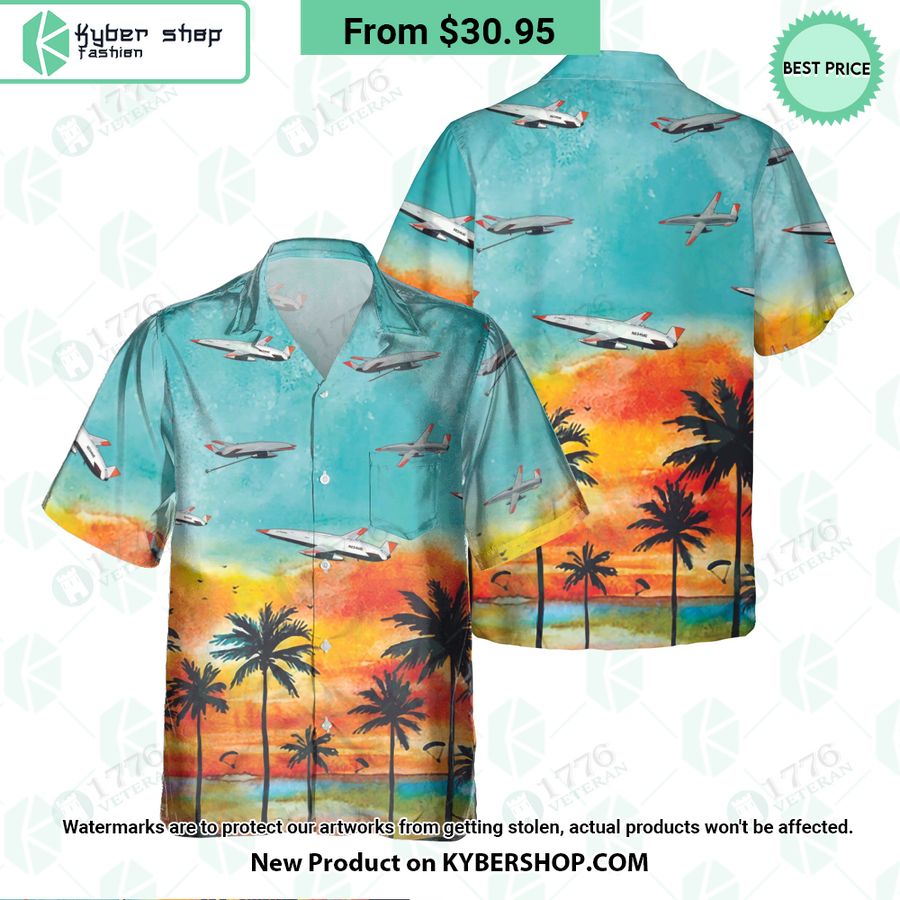 MQ-25 Stingray Sunset Hawaiian Shirt