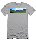 Mt Rainier Cascade Mountain Panorama T-Shirt