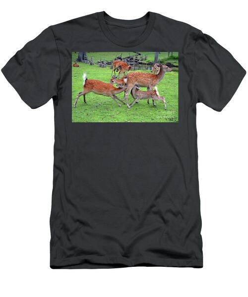 Nara Park Deer Suckling T-Shirt