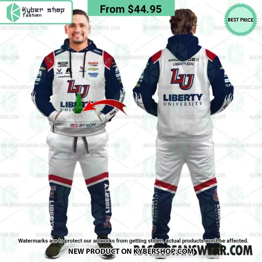 Nascar 2023 Liberty University Racing William Byron Hoodie