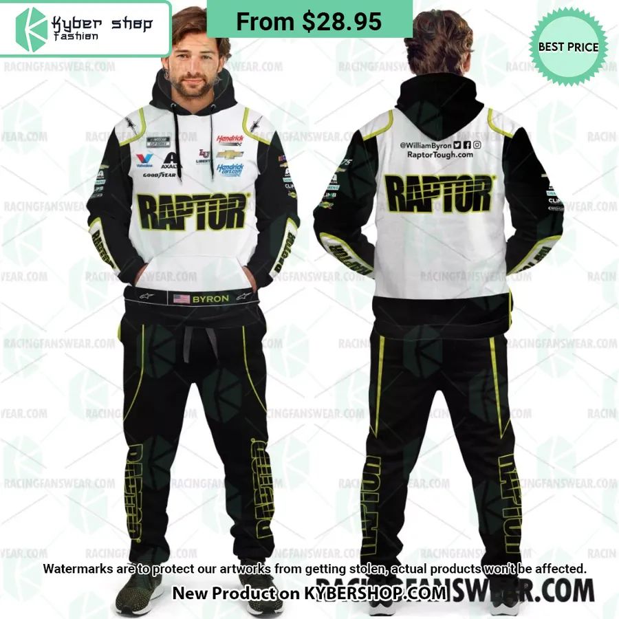 Nascar 2023 Raptor Racing William Byron Hoodie