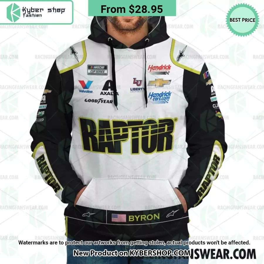 Nascar 2023 Raptor Racing William Byron Hoodie
