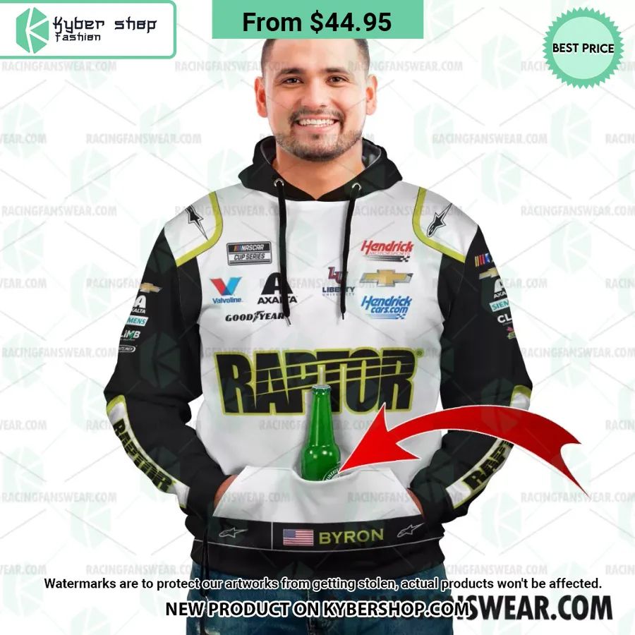 Nascar 2023 William Byron Raptor Racing Hoodie