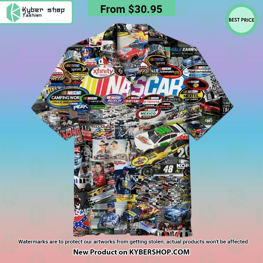 NASCAR F1 Hawaiian Shirt