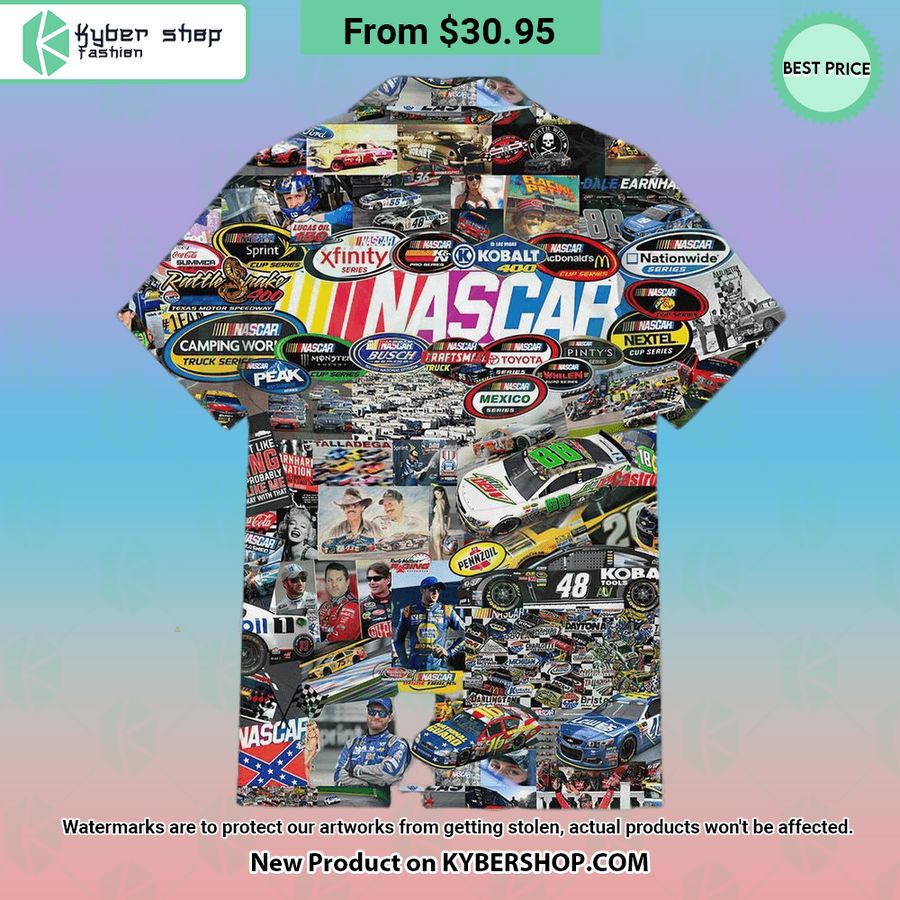 NASCAR F1 Hawaiian Shirt