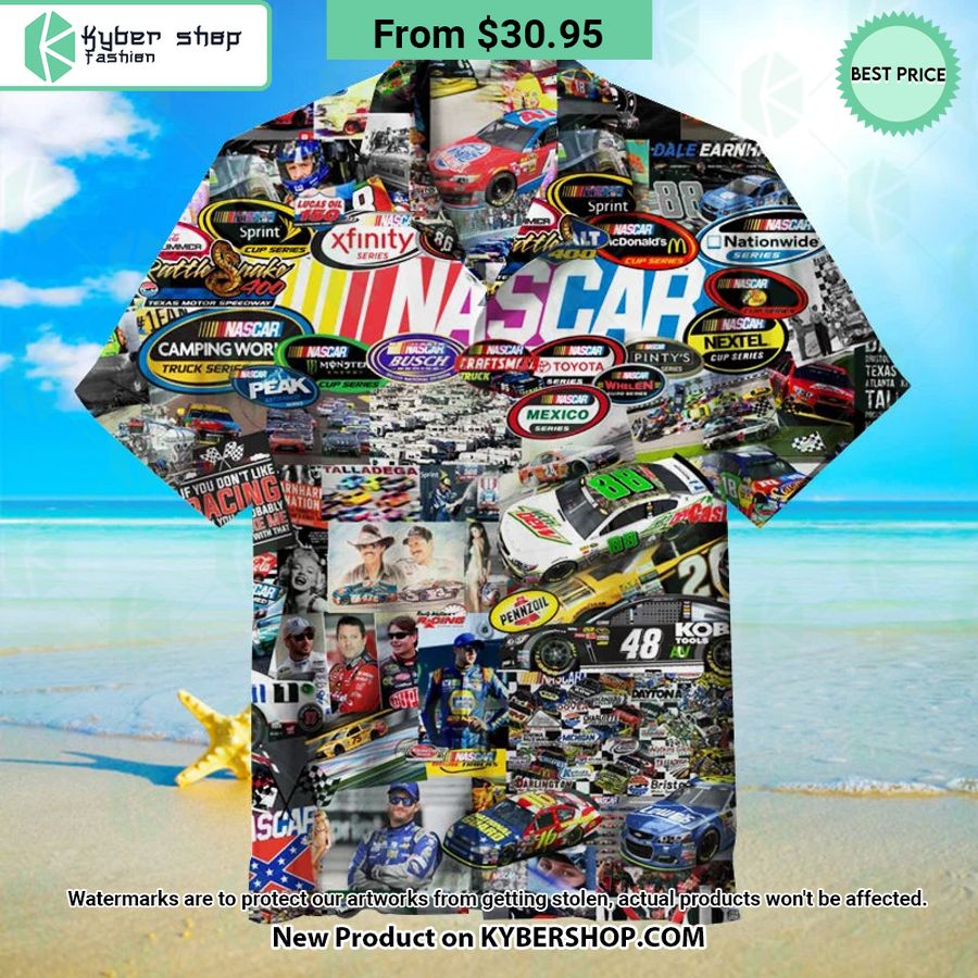 NASCAR F1 Hawaiian Shirt