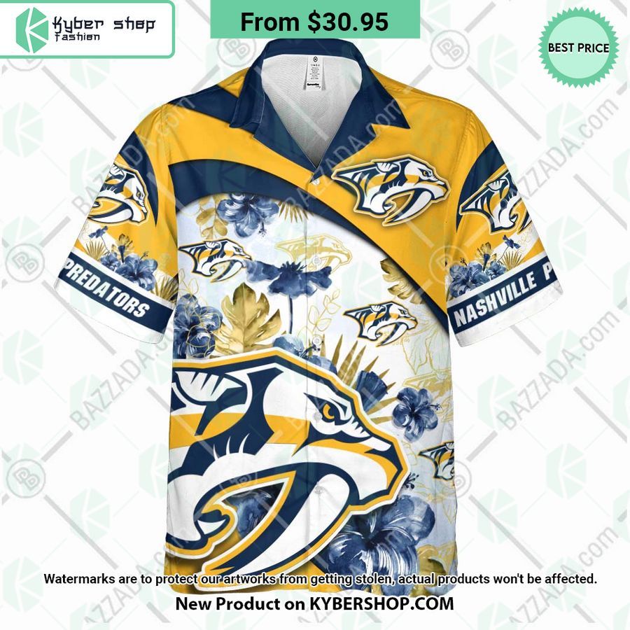 Nashville Predators custom personalized Hawaiian Shirt