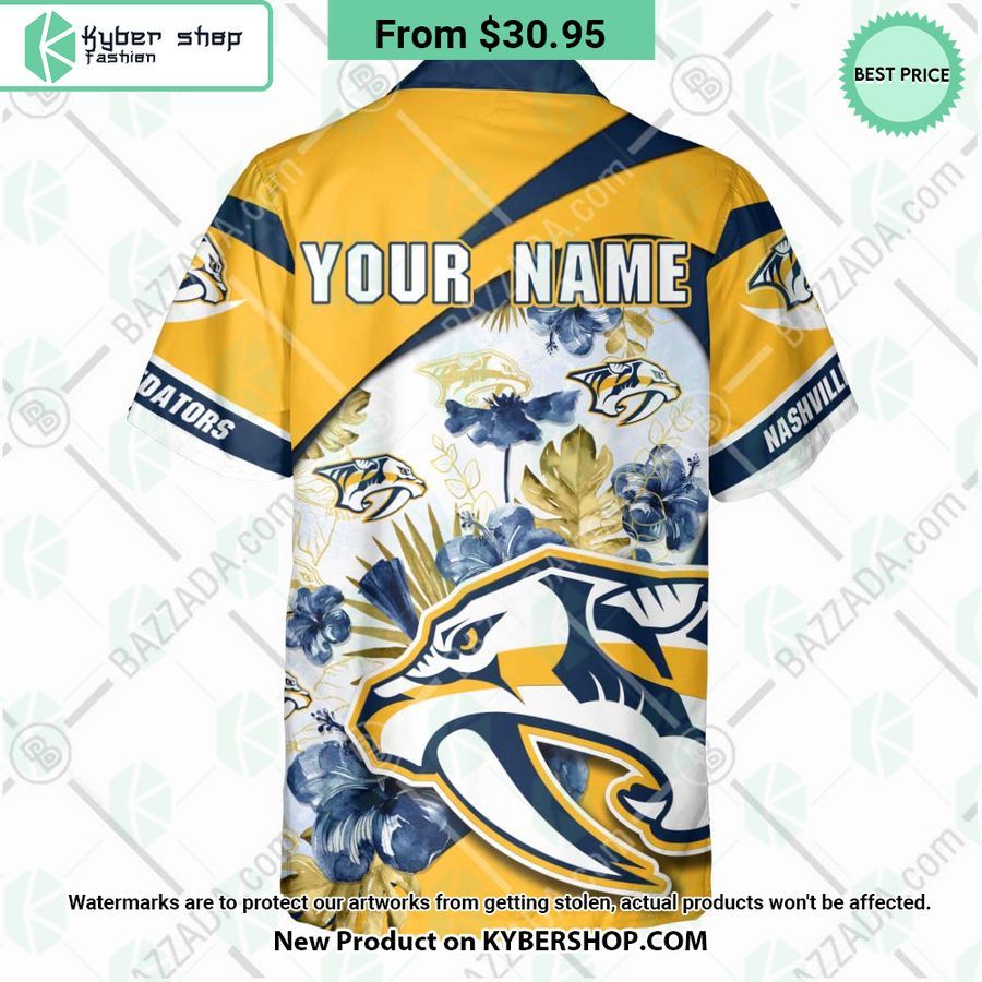 Nashville Predators custom personalized Hawaiian Shirt
