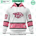 Nashville Predators In October We Wear Pink Breast Cancer Shirt
