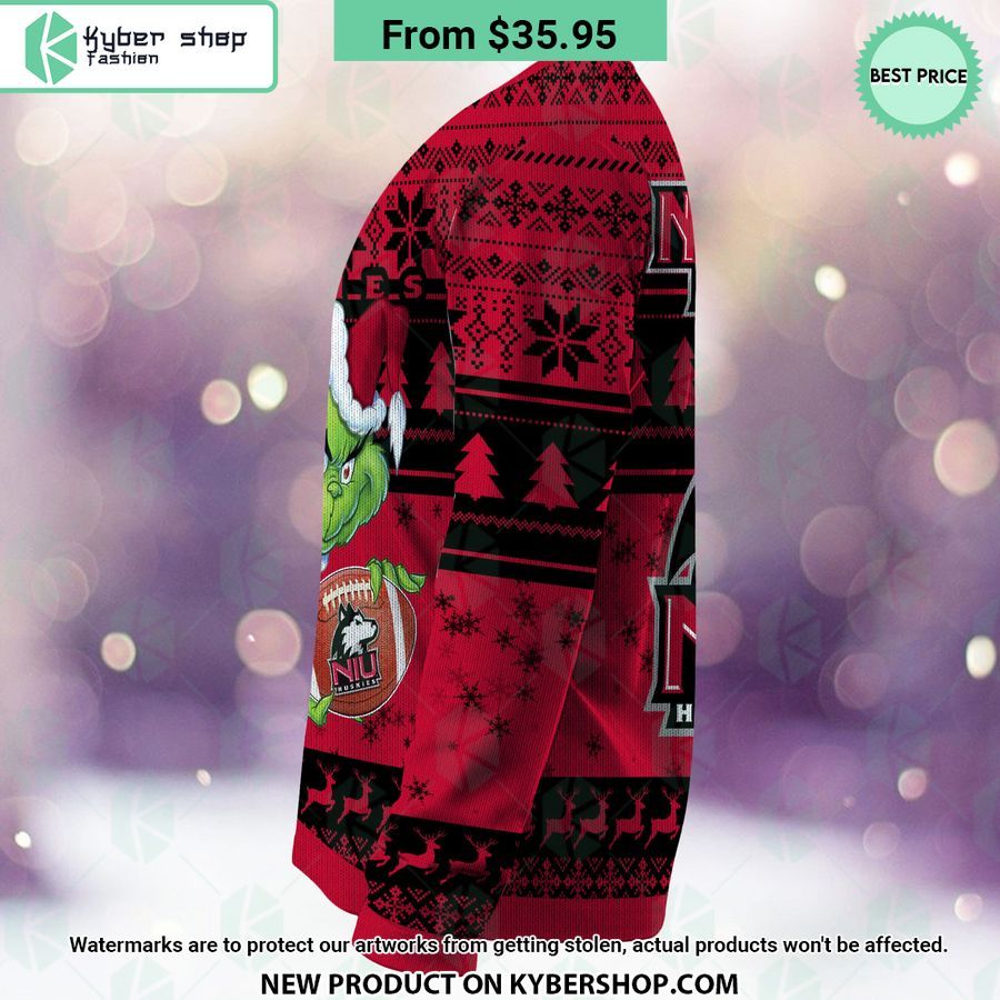 NC State Wolfpack Grinch Christmas Sweater