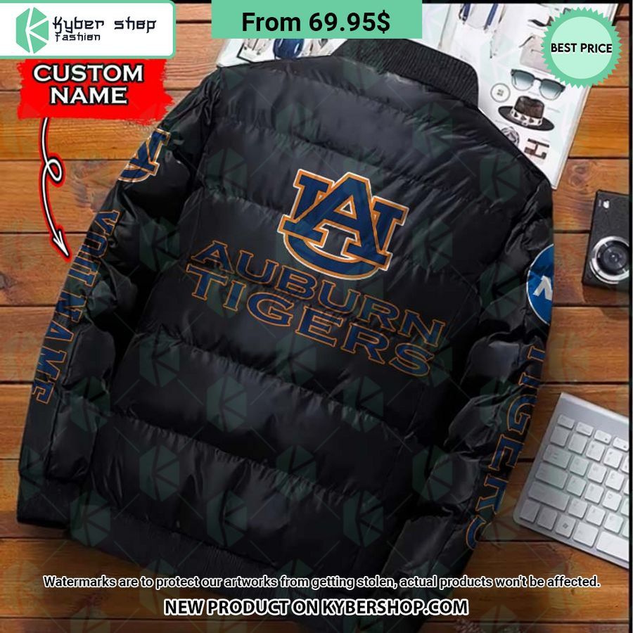NCAA Auburn Tigers CUSTOM Puffer Down Jacket