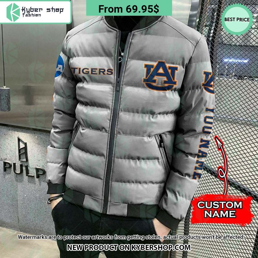 NCAA Auburn Tigers CUSTOM Puffer Down Jacket
