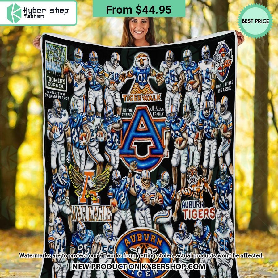 NCAA Auburn Tigers Legend Blanket