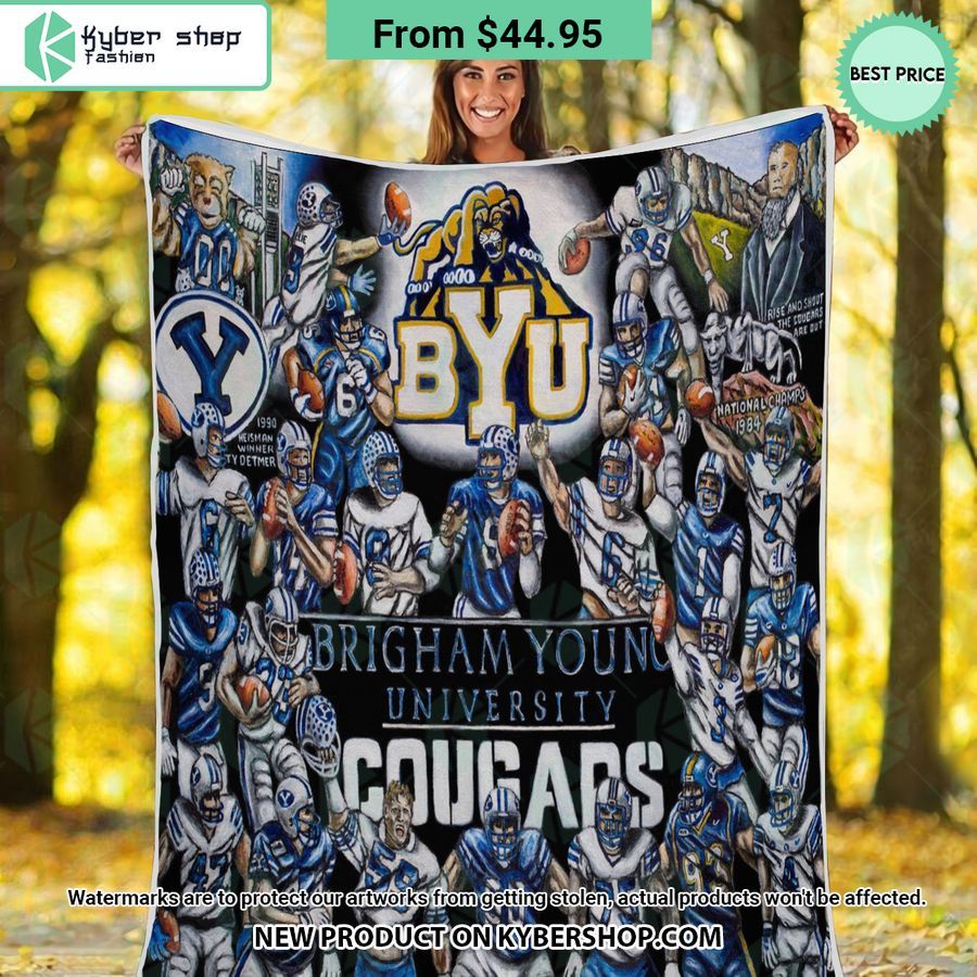 NCAA BYU Legend Blanket
