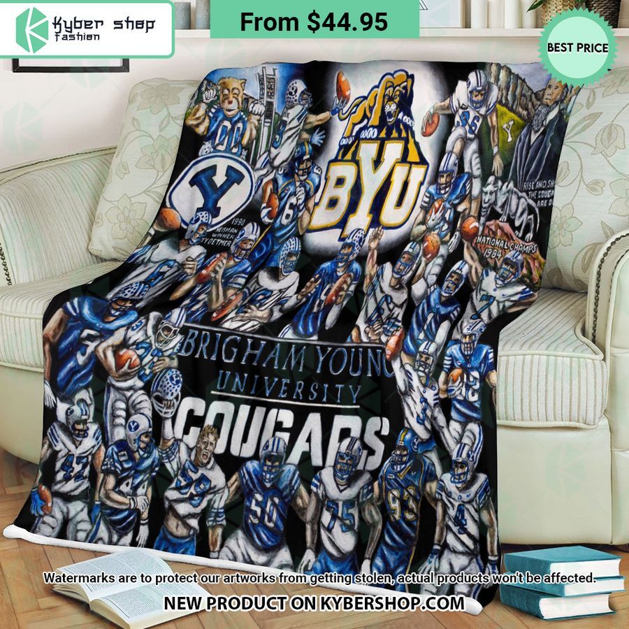 NCAA BYU Legend Blanket