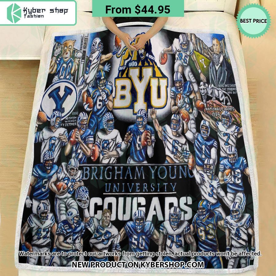 NCAA BYU Legend Blanket