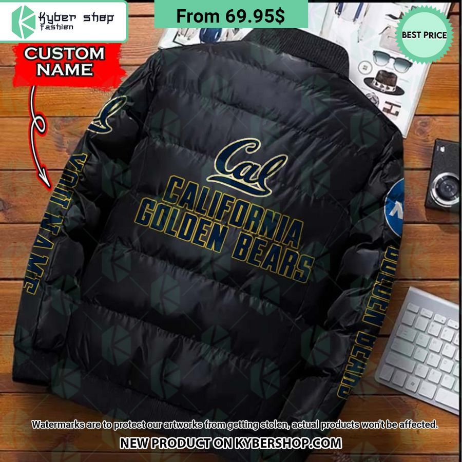 NCAA California Golden Bears CUSTOM Puffer Down Jacket