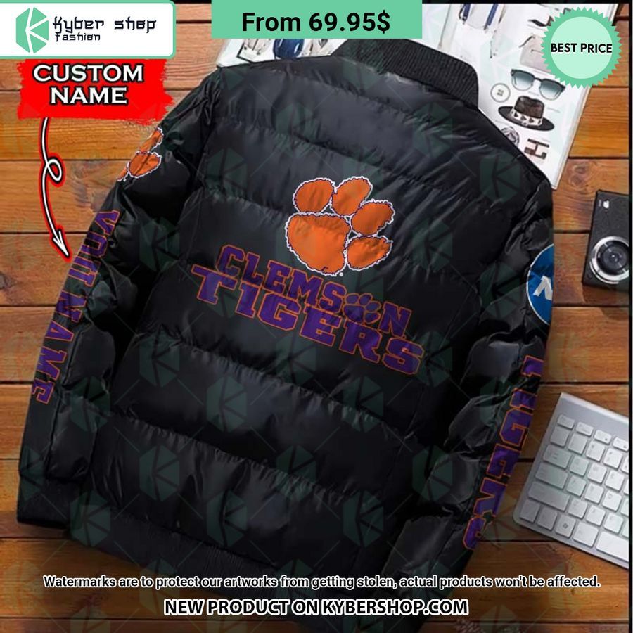 NCAA Clemson Tigers CUSTOM Puffer Down Jacket