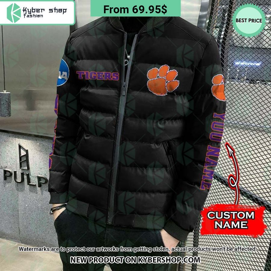 NCAA Clemson Tigers CUSTOM Puffer Down Jacket