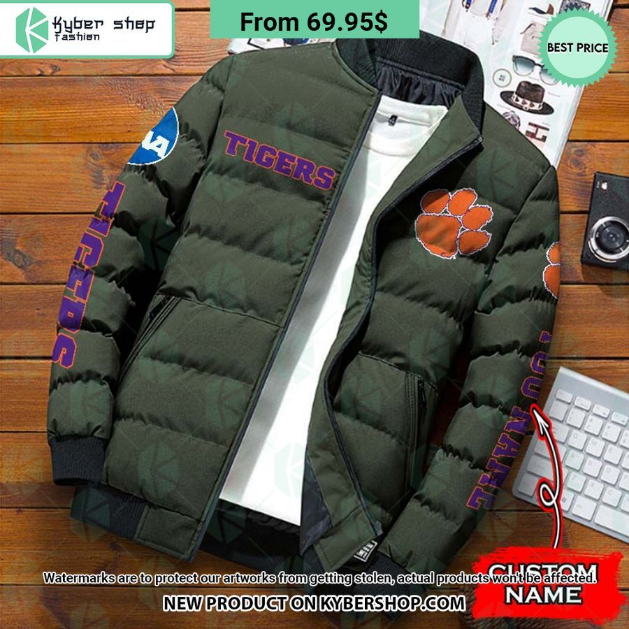 NCAA Clemson Tigers CUSTOM Puffer Down Jacket