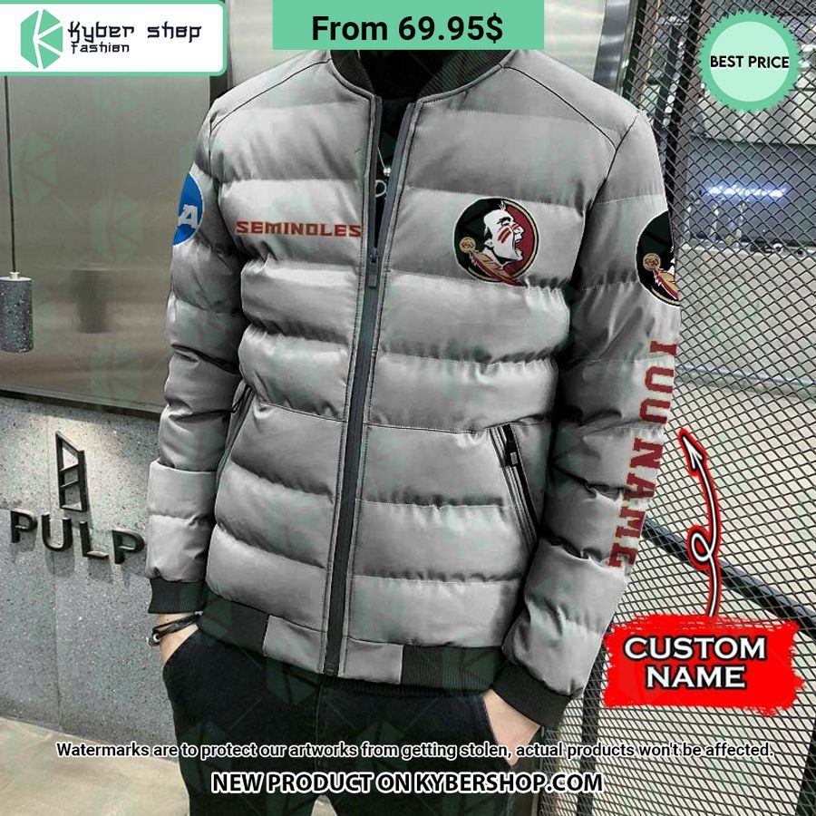 NCAA Florida State Seminoles CUSTOM Puffer Down Jacket