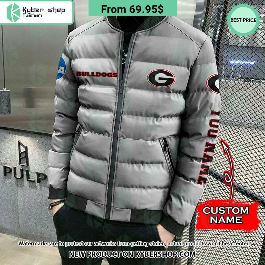 NCAA Georgia Bulldogs CUSTOM Puffer Down Jacket