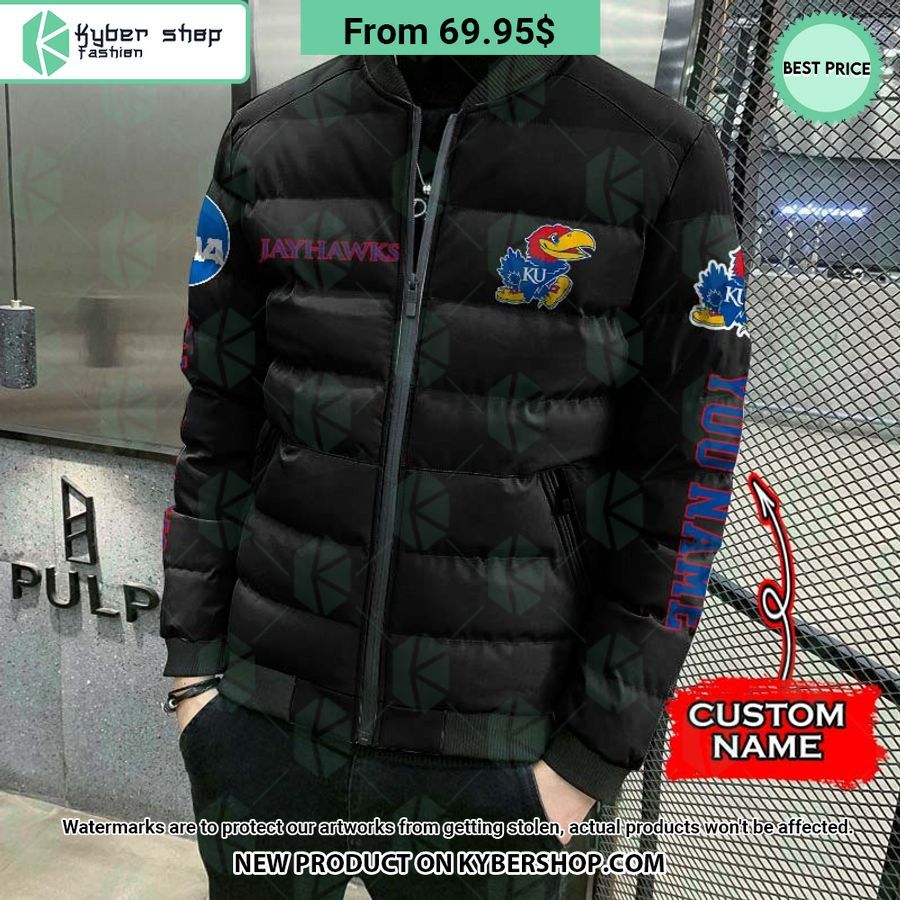 NCAA Kansas Jayhawks CUSTOM Puffer Down Jacket