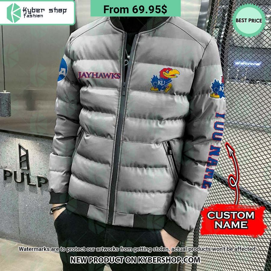 NCAA Kansas Jayhawks CUSTOM Puffer Down Jacket