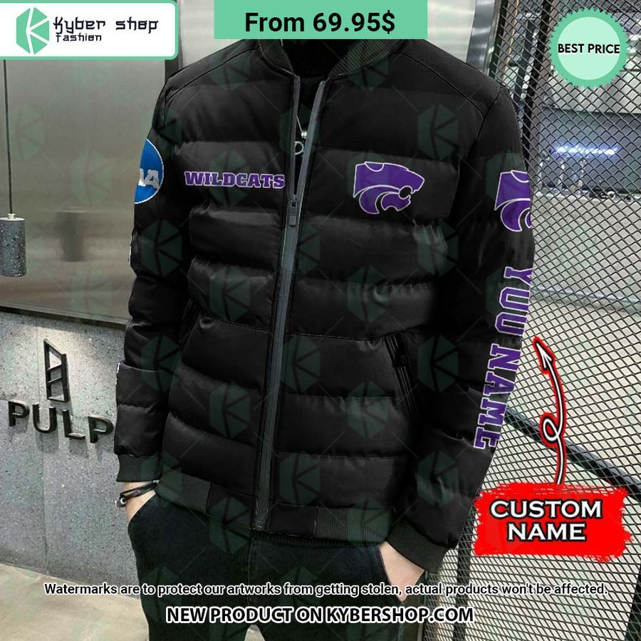 NCAA Kansas State Wildcats CUSTOM Puffer Down Jacket