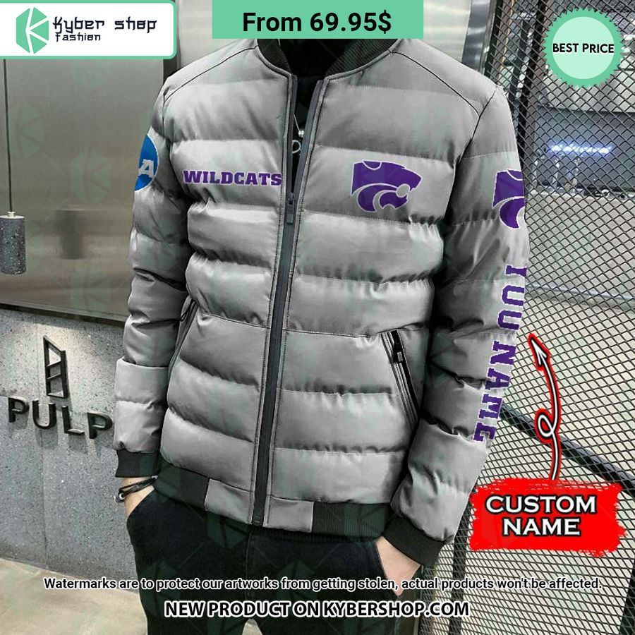 NCAA Kansas State Wildcats CUSTOM Puffer Down Jacket