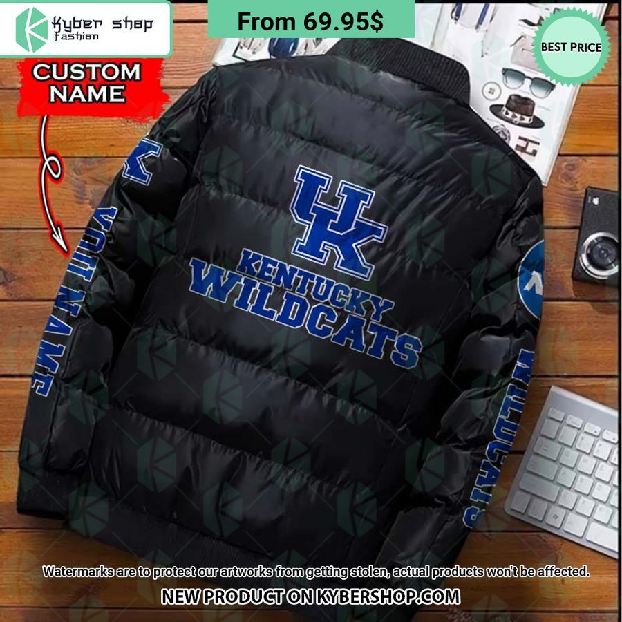 NCAA Kentucky Wildcats CUSTOM Puffer Down Jacket