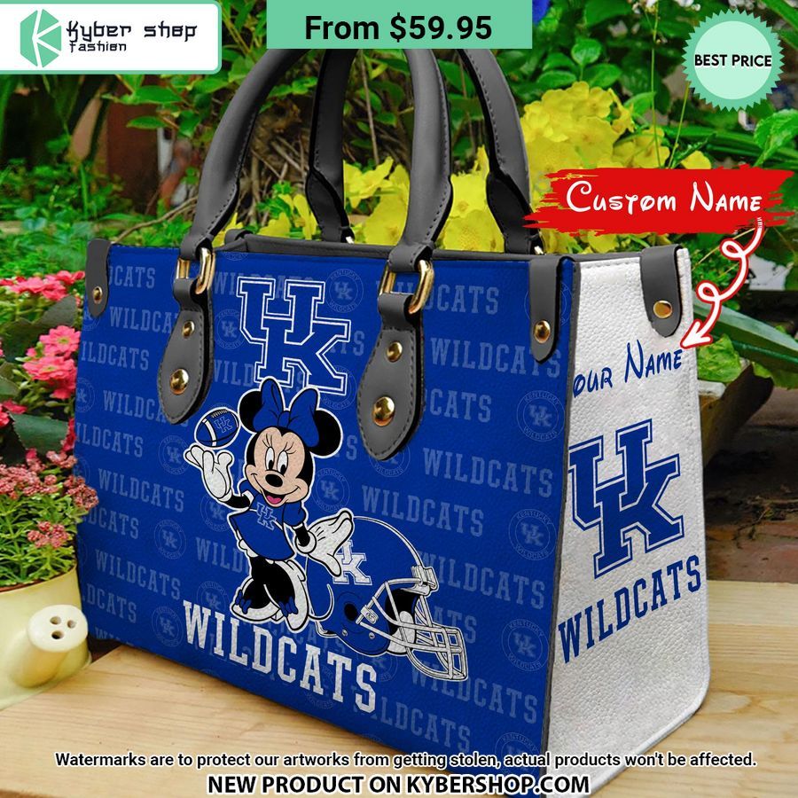 NCAA Kentucky Wildcats Minnie Leather Handbag