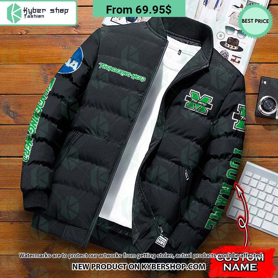 NCAA Marshall Thundering Herd CUSTOM Puffer Down Jacket