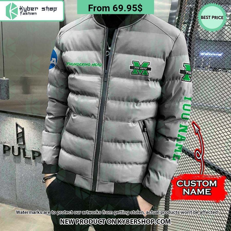 NCAA Marshall Thundering Herd CUSTOM Puffer Down Jacket