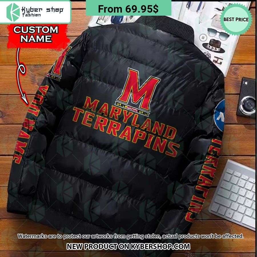 NCAA Maryland Terrapins CUSTOM Puffer Down Jacket