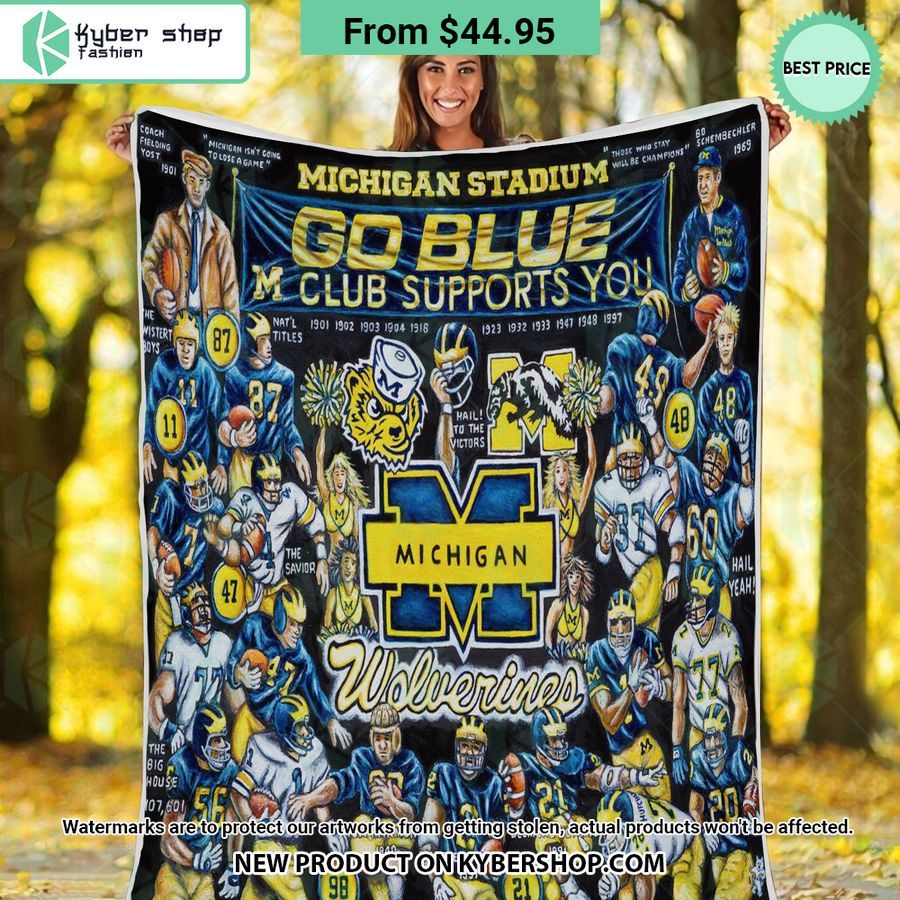 NCAA Michigan Wolverines Legend Blanket