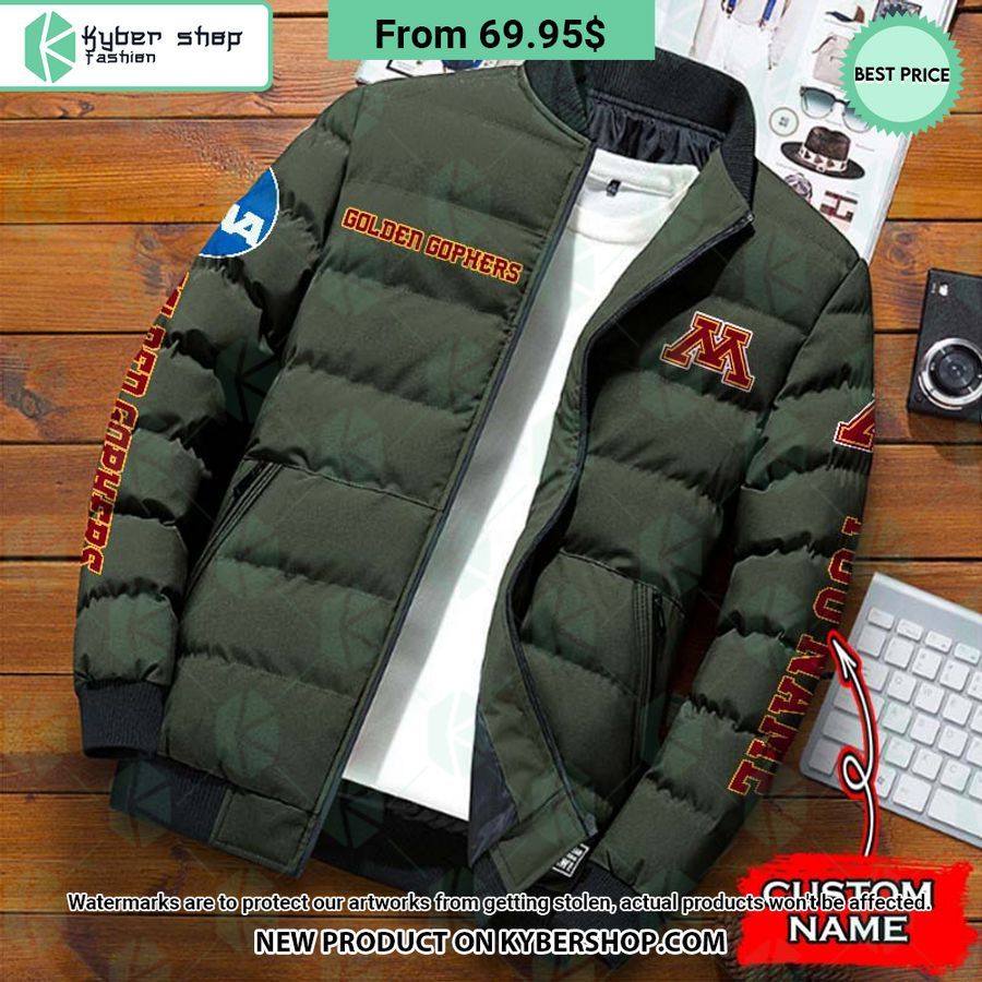 NCAA Minnesota Golden Gophers CUSTOM Puffer Down Jacket