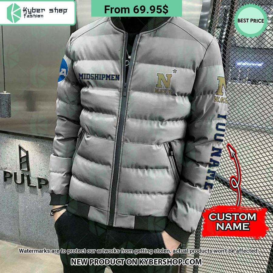 NCAA Navy Midshipmen CUSTOM Puffer Down Jacket