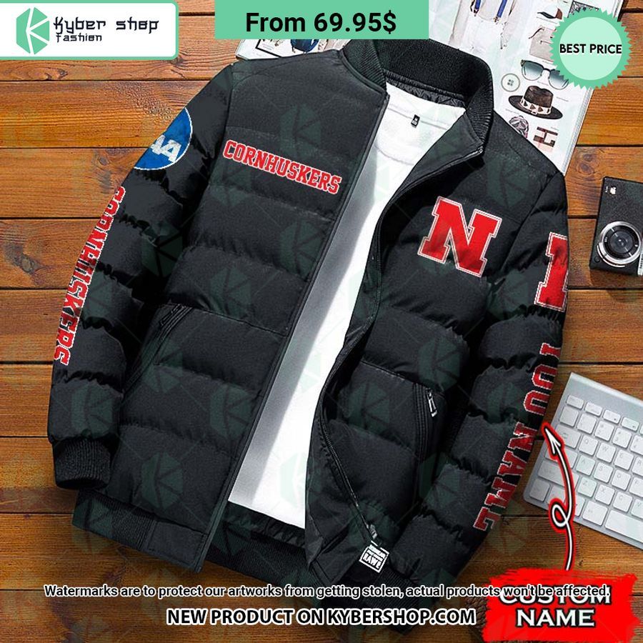 NCAA Nebraska Cornhuskers CUSTOM Puffer Down Jacket