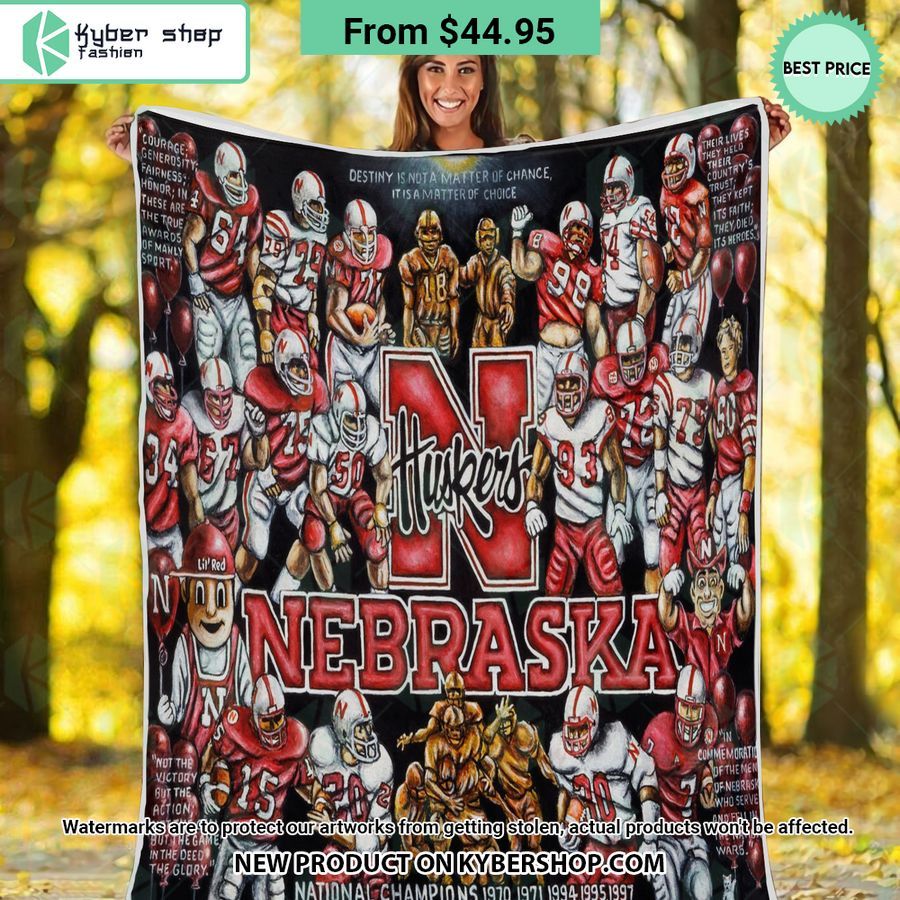 NCAA Nebraska Cornhuskers Legend Blanket