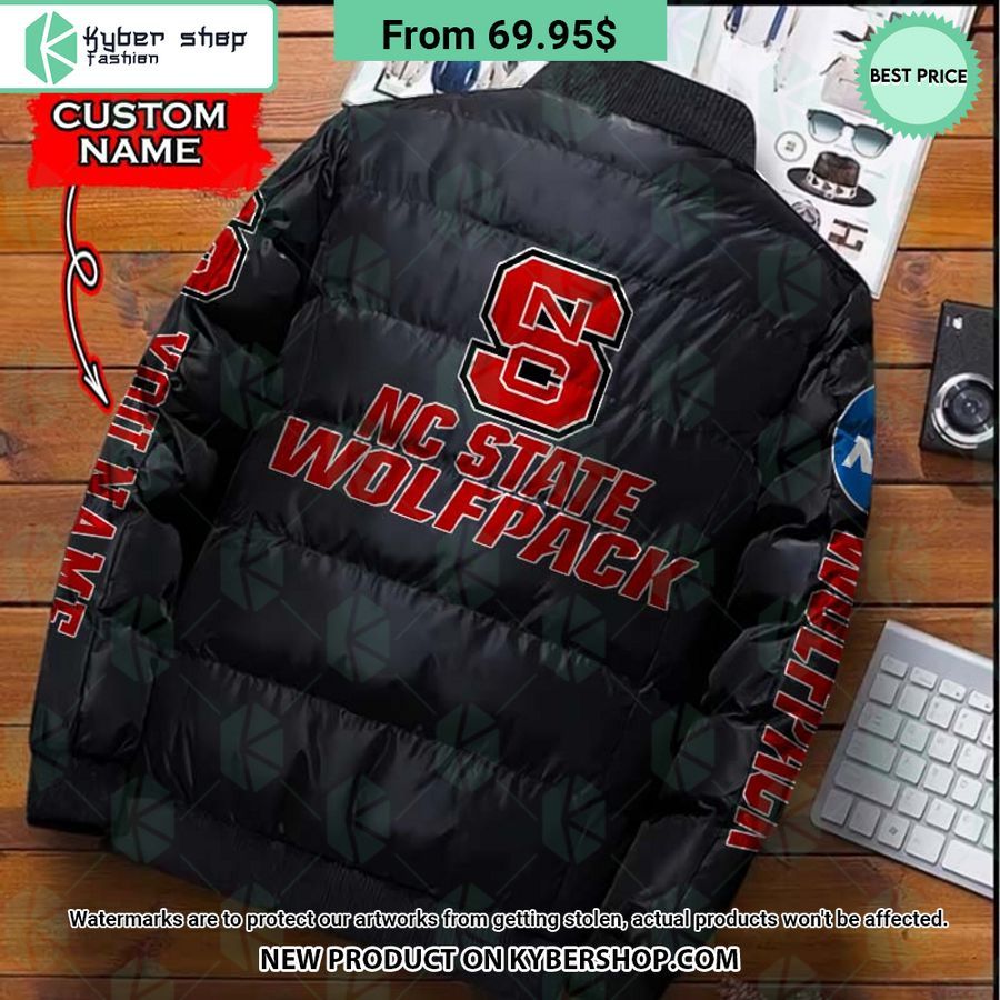NCAA NORTH CAROLINA STATE WOLFPACK CUSTOM Puffer Down Jacket