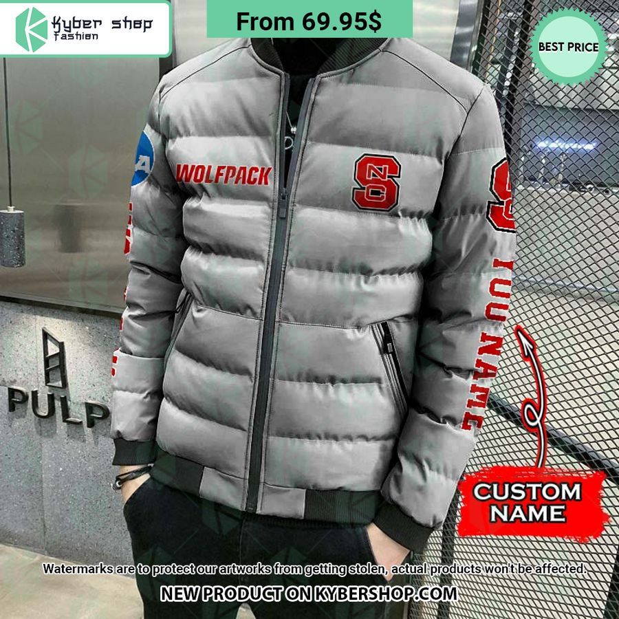 NCAA NORTH CAROLINA STATE WOLFPACK CUSTOM Puffer Down Jacket