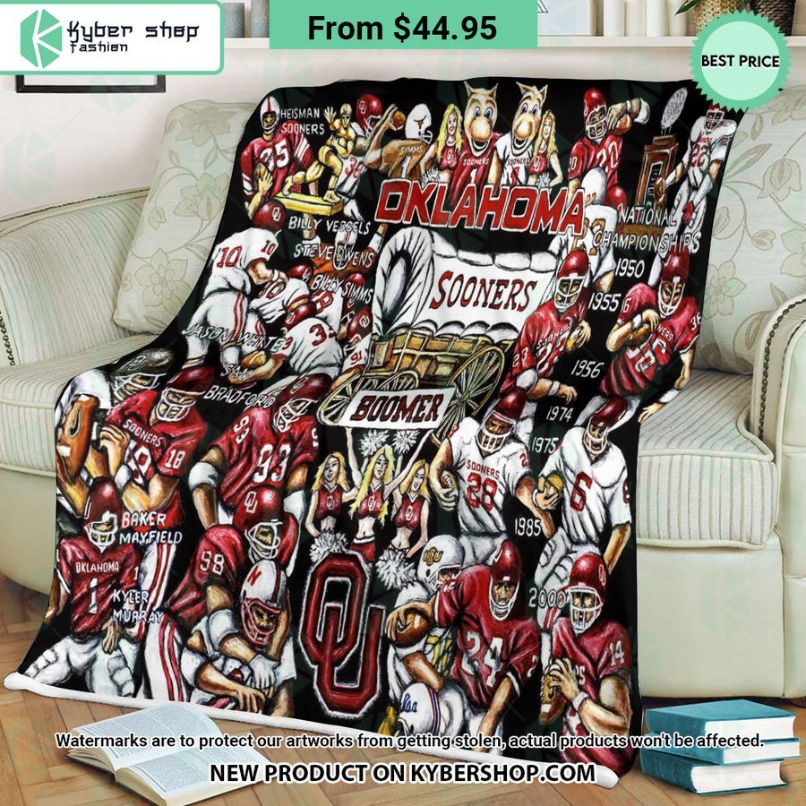 NCAA Oklahoma Sooners Legend Blanket