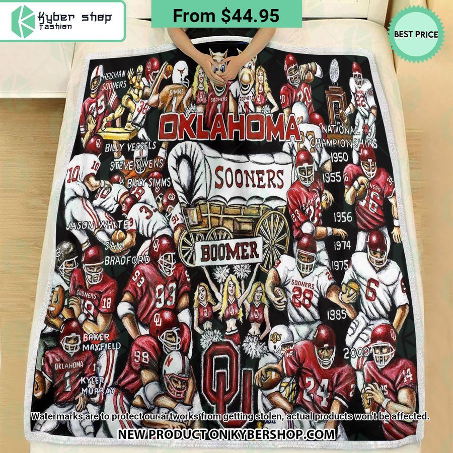NCAA Oklahoma Sooners Legend Blanket