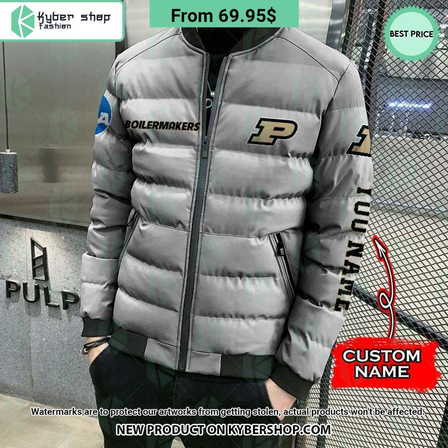 NCAA Purdue Boilermakers CUSTOM Puffer Down Jacket