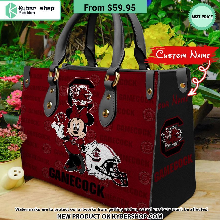 NCAA South Carolina Gamecocks Minnie Leather Handbag