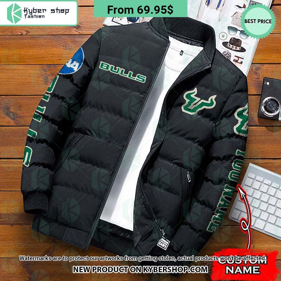 NCAA South Florida Bulls CUSTOM Puffer Down Jacket