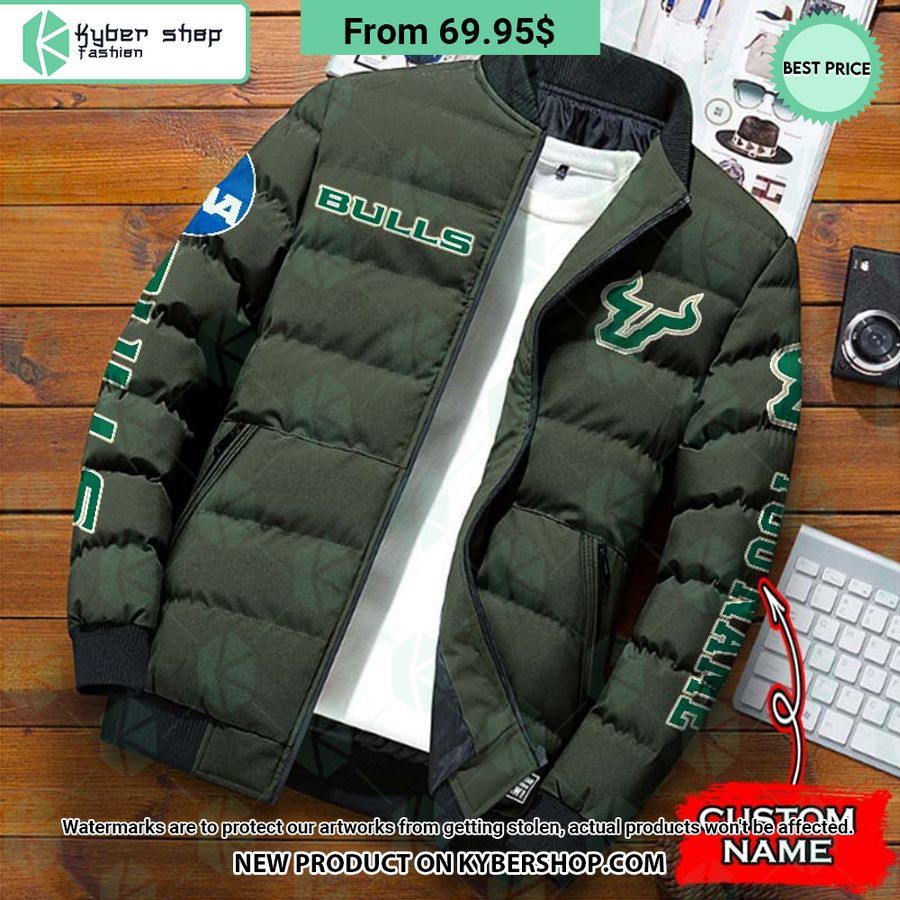 NCAA South Florida Bulls CUSTOM Puffer Down Jacket