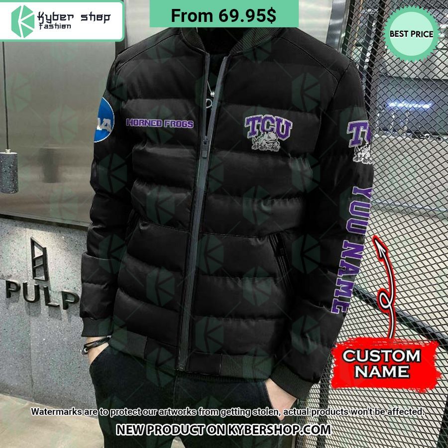 NCAA TCU Horned Frogs CUSTOM Puffer Down Jacket