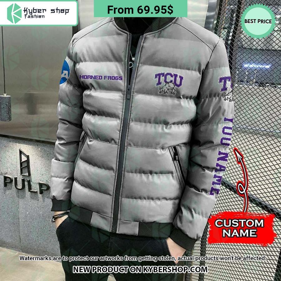 NCAA TCU Horned Frogs CUSTOM Puffer Down Jacket